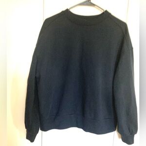 Everlane The Organic Cotton Crewneck Sweatshirt Black/M